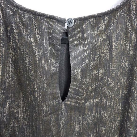 Calvin Klein Women's Empire Waist Chiffon Shift Dress Black  New With Tags - Picture 11 of 11